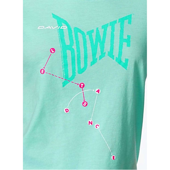 David Bowie Let's Dance glam punk rock Official T-Shirt M NWT - Picture 2 of 2